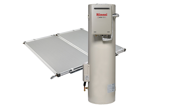 Rinnai Sunmaster Electric Boost Solar Hot Water With Ground Tank